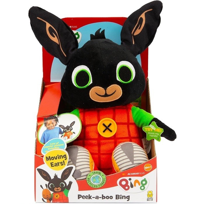 Giochi Preziosi Bing Peek a Boo Peluche Cucu Parlante Italiano Interattivo