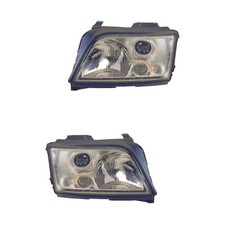 Halogen Scheinwerfer Set links & rechts H1/H1/H3 für Audi A6 Avant