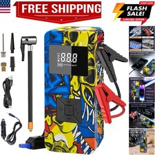 Jump Starter with Air Compressor, 8000A 150PSI Battery Jumper Starter Portabl...