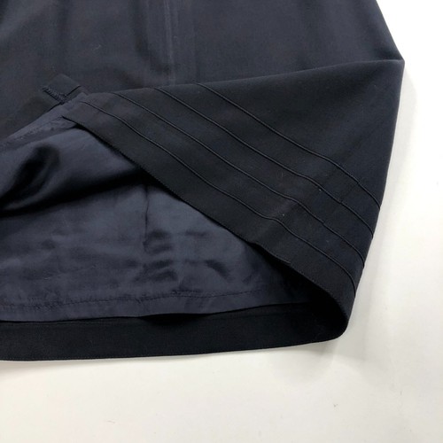 Escada EUR 42 M (Fits 31 In) Button Zip Flat Lined Mini Skirt Black Vintage VTG - Picture 6 of 12