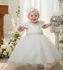 Taufkleid Gr. 86 92 18-24M Festkleid Blumenm�...