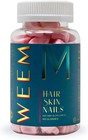 4 Pack WEEM Hair Skin and Nails Gummies, Vegan biotin Vitamins, Healthy Hair New