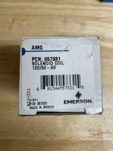 Emerson PCN: 057331 Solenoid Coil AMG 120/50-60 (NEW) 