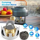 Mini Portable Alcohol Stove Burner Outdoor for Backpacking Hiking Camping Tool