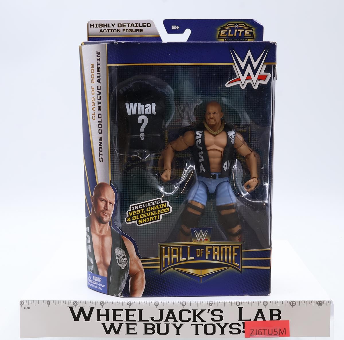 Class of 2009 Stone Cold Steve Austin WWE Hall of Fame 2014 Mattel