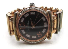 LUCIEN PICCARD 26997RO ROSE GOLD TONE STAINLESS STEEL SWISS WRISTWATCH JB21