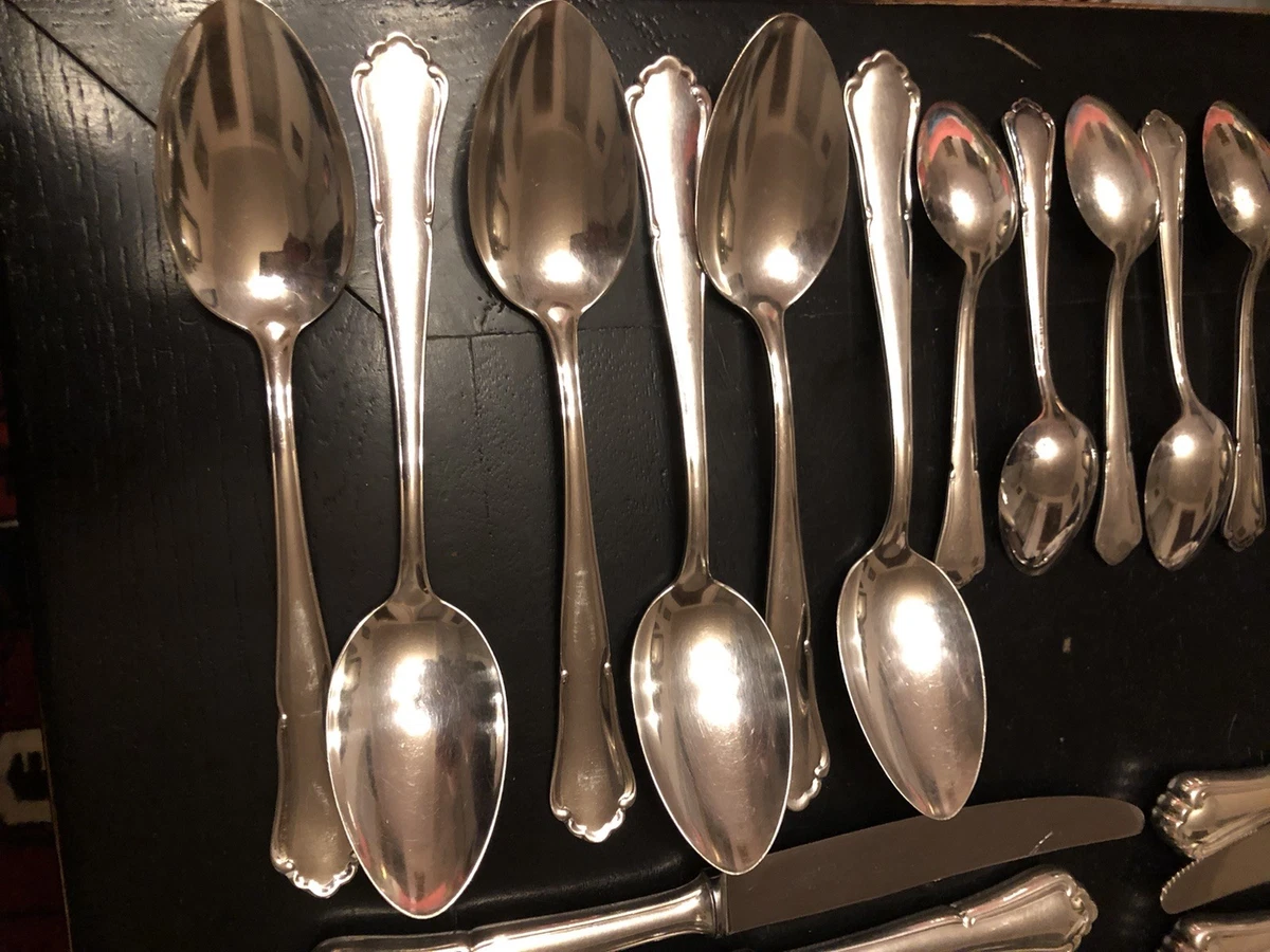 Ménagère Métal Argenté DEETJEN 6 Pers. /Silver plated cutlery
