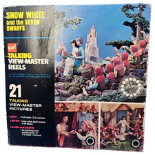 GAF Talking View Master Reels - Snow White and the Seven Dwarfs - Vintage Used