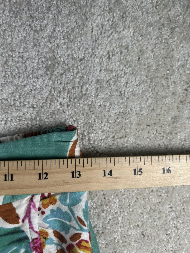 Pantalones Haute Hippie Mujer Pequeños Florales Pierna Ancha Boho Festival Bolsillos Rayón Foto 2 de 4