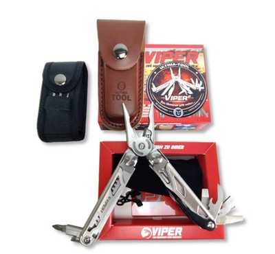 Leatherman Wave Style Multitool: Ultima-Tool: Viper² + XL Zubehör + 2 Holster