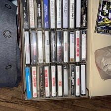  30  MIXED LOT CASSETTE TAPES ROCK/METAL QUEEN-HENDRIX-TULL-FLOYD-POSON-U-2