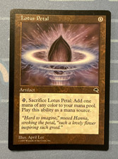 Lotus Petal - Tempest - Magic The Gathering - Vintage 1997