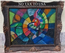 Frank KUPKA painting Frantisek Kupka oil Czech Picasso František Cubism Abstract