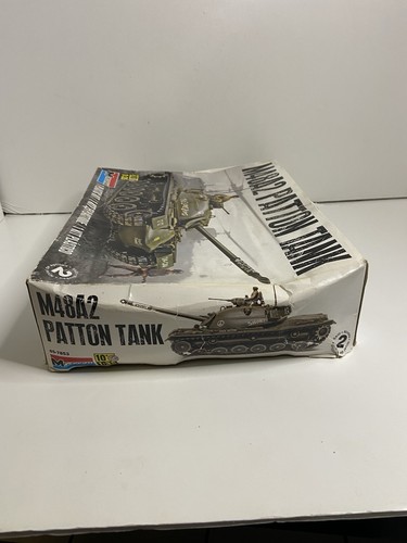Monogram #85-7853 M48A2 Patton Tank 1:35 Scale Model Kit-never used-box damaged - Picture 3 of 13