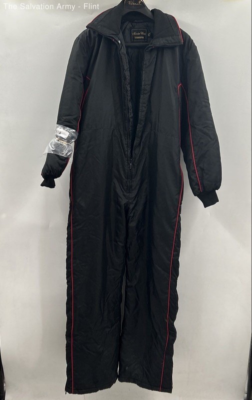 Yamaha Maxim Wear Womens Black Long Sleeve Full-Zip One-Piece Snow Suit Size XL