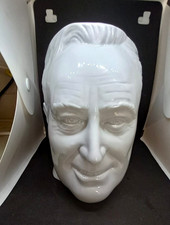 Milton Franklin D Roosevelt Character Jug D6935 2 Pale Blue/White Ceramic