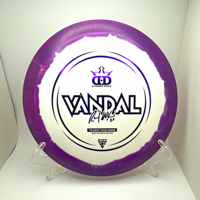 Dynamic Discs Fuzion Ice Orbit Vandal Fairway Driver 9/5/-1.5/2 173g Wht/Pur