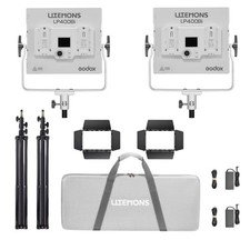 Godox Litemons LP400Bi 36W Bi-Color LED 2-Light Panel Kit