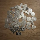 Lot of 50 .999 Fine Silver 1g One Gram Assorted Rounds And Bars