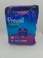 Prevail Per-fit Women's Adult Underwear, Large, 44"-58", 18ct per package