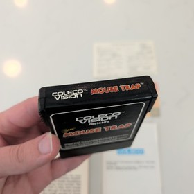 Mouse Trap (Colecovision, 1982) Box, Manual, Overlays, Reg Card, & Cartridge 