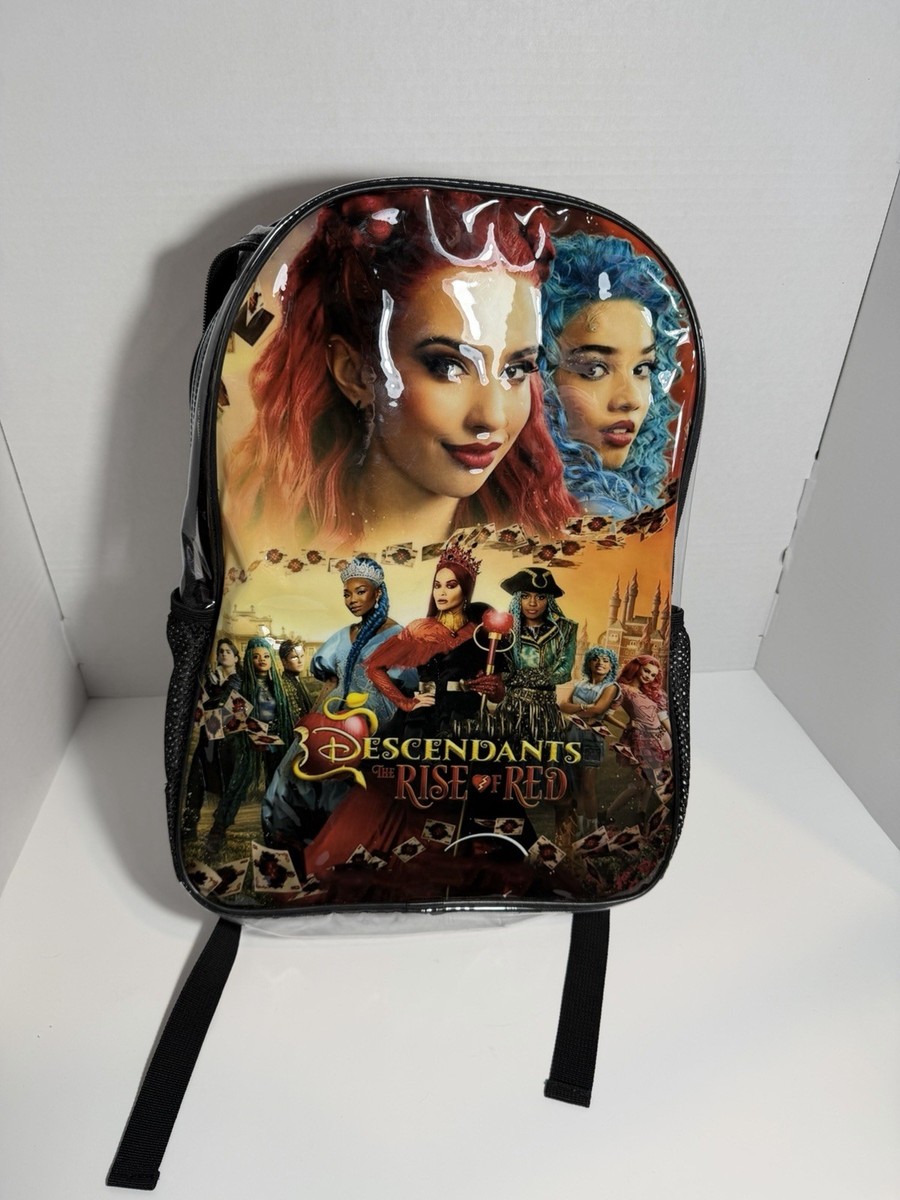 descendants 2 leather backpack Disney Mini sandstormusa colored metal hardware Applique New Disney Descendants Loungefly Collection
