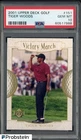 2001 Upper Deck Golf #151 Tiger Woods RC Rookie PSA 10 GEM MINT