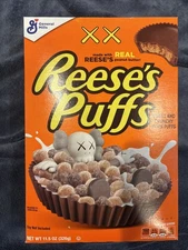 Reeses Puffs X KAWS Cereal Limited Edition!