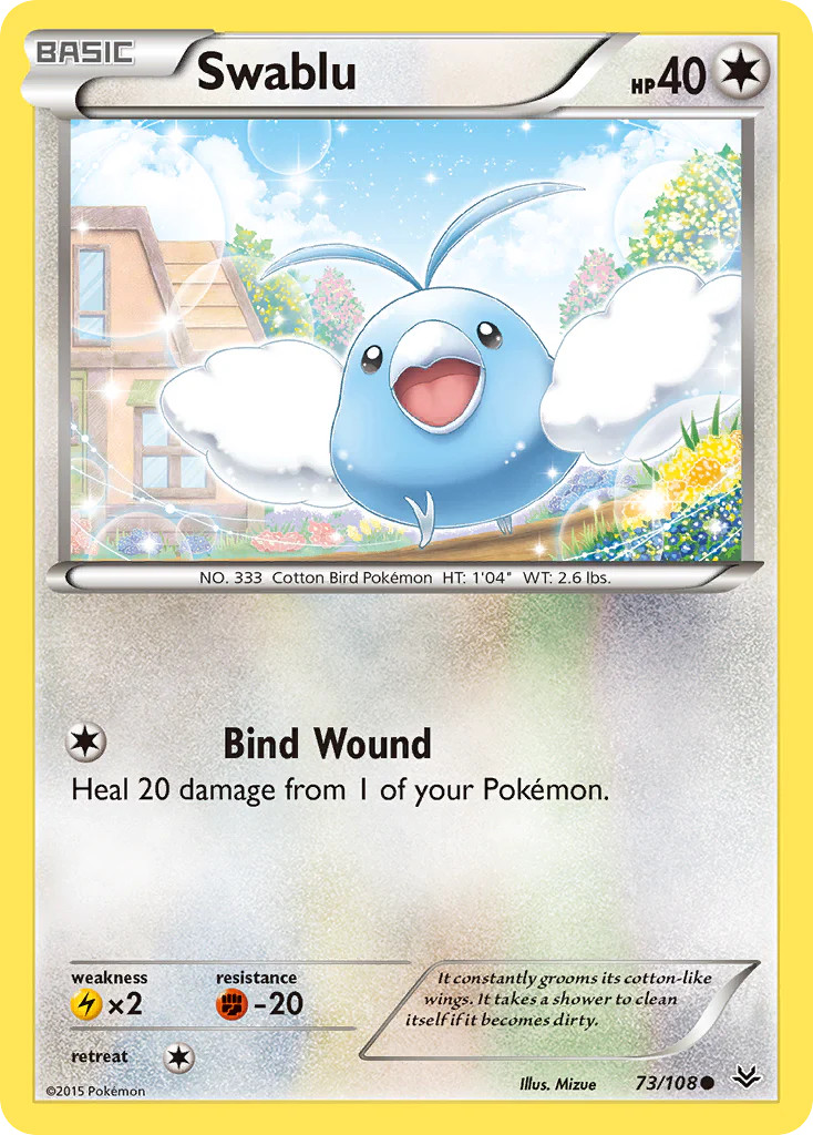 Swablu (73/108) [XY: Roaring Skies] Lightly Played