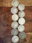 Walking Liberty Silver Half Dollars Lot of 11 -3.98 Troy Oz Of Silver-Mix Dates