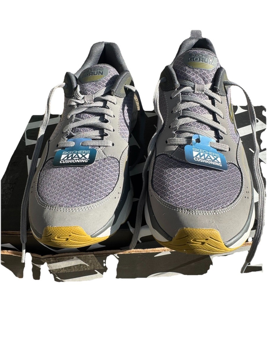 Skechers Men\'s Athletic Shoes in Gray and Yellow Skechers Slip-ins UNO Glide-Step-Air Gliders Men main image 4