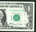 $1 1963 ((CHOICE/ GEM)) Federal Reserve Note ** CURRENCY (2nd of 4 consecutive) — photo 1