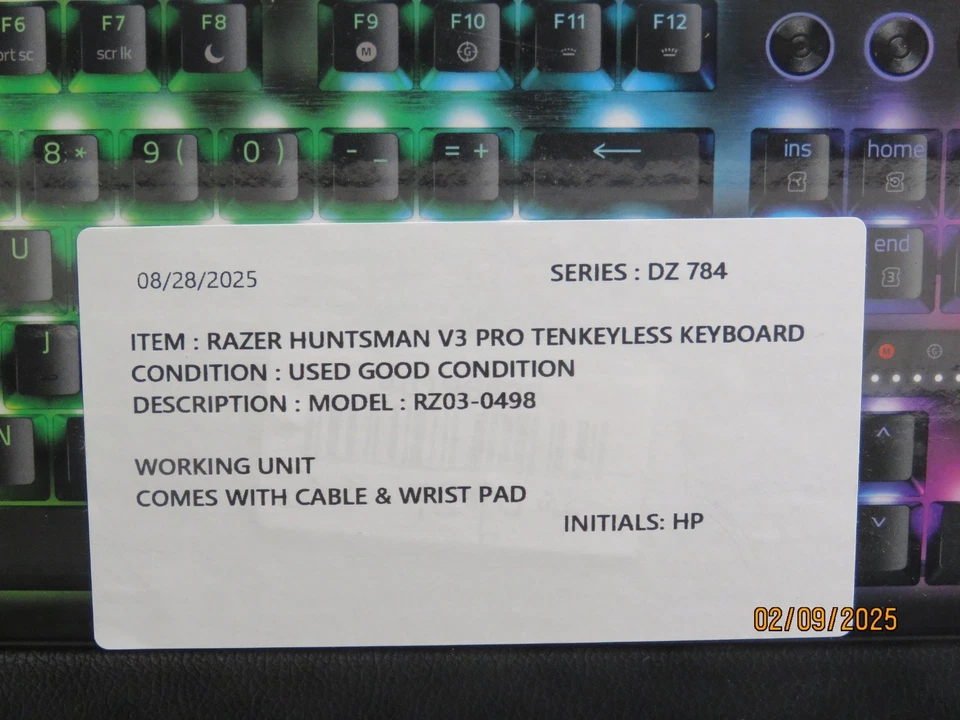 Razer Huntsman v3 Pro Tenkeyless Gaming Keyboard [ANALOG OPTICAL SWITCHES] - Image 2 of 4