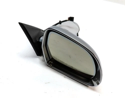 08-14 AUDI A5 S5 (B8 8T) RIGHT PASSENGER AUTODIM BLIND SPOT DOOR MIRROR ALUMINUM