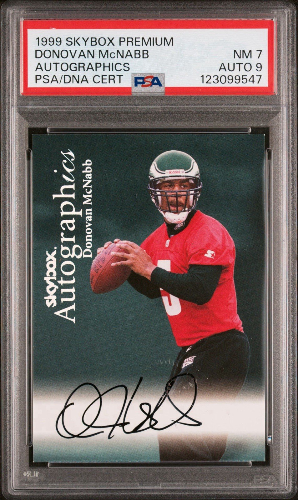 Donovan McNabb Skybox Premium Autographics # Autographics