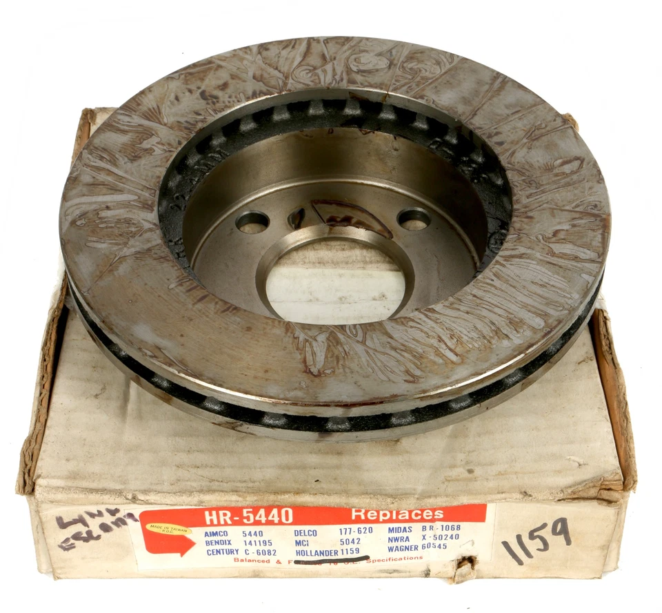 Rotor de freno original compatible con Ford Mercury Escort Tempo Topaz Lynx F13Z1125A 1981-94 Foto 2 de 2