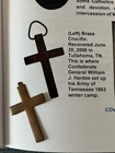 Civil War Period Copper Cross, Crucifix, ref. Bob Jones