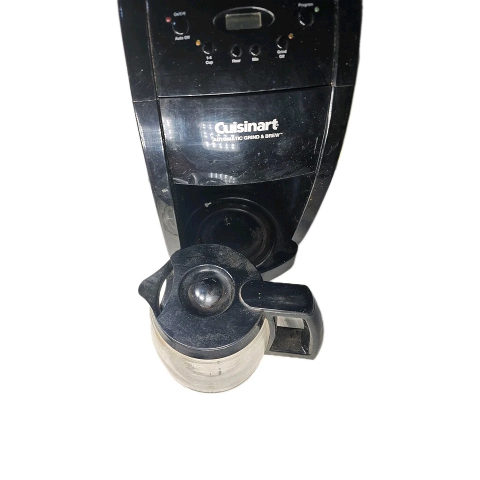 Cafetera Cuisinart DGB-500 Grind & Brew 12 tazas negra con jarra Foto 4 de 4