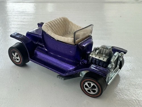 Vintage Hot Wheels Redline RICH PURPLE HOT HEAP W/ Cream Interior NEAR MINT!!!!