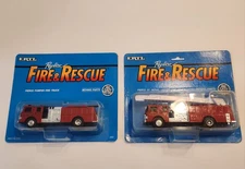 ERTL Diecast Fire & Rescue Pierce Engine & Quint 1990 NEW & SEALED