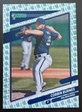 2021 DONRUSS STATUE OF LIBERTY PARALLEL CORBIN BURNES Brewers