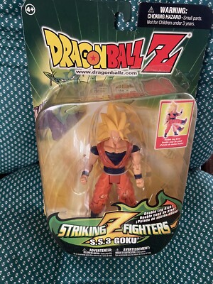 2002 Dragon Ball Z Figure Super Saiyan 3 Goku - Striking Z