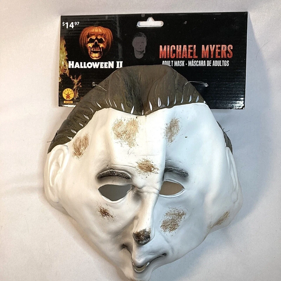 MICHAEL MYERS Face Mask Halloween II Movie Horror Adult Soft Plastic NEW - Image 3 of 4