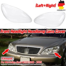 Paar Klar Scheinwerferglas Streuscheibe Für Benz W220 S600 S500 S320 S350 S280 Paar Klar Scheinwerferglas Streuscheibe Für Benz W220 S600 S500 S320 S350 S280