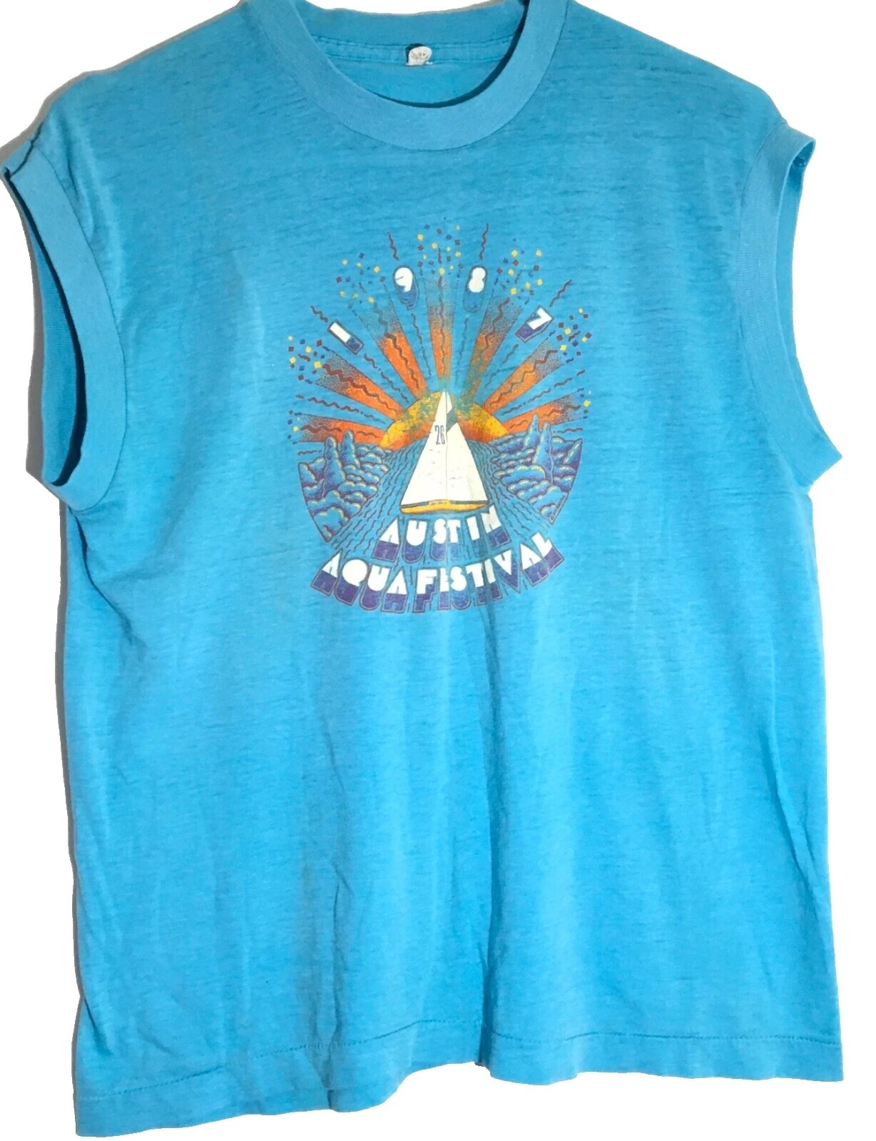 Polycotton Sleeve Unisex Vintage T-Shirts for Men