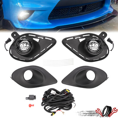 For Dodge Charger SRT 2015-2022 2023 LED Fog Lights Lamps W/Bracket Set LH & RH