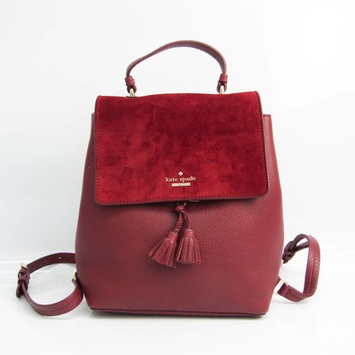 hayes suede medium flap backpack