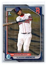2024 Bowman Chrome #BCP-227 Vladimir Asencio Chrome Prospects