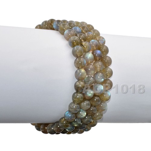 8mm Grade A Gemstone Semi Precious Round Beads Stretch Bracelet 7“ Unisex - Picture 29 of 97