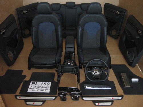 Audi RSQ3 Q3 8U Sport Leder Lederausstattung Sitze Lenkrad Carbon Decor PL159
